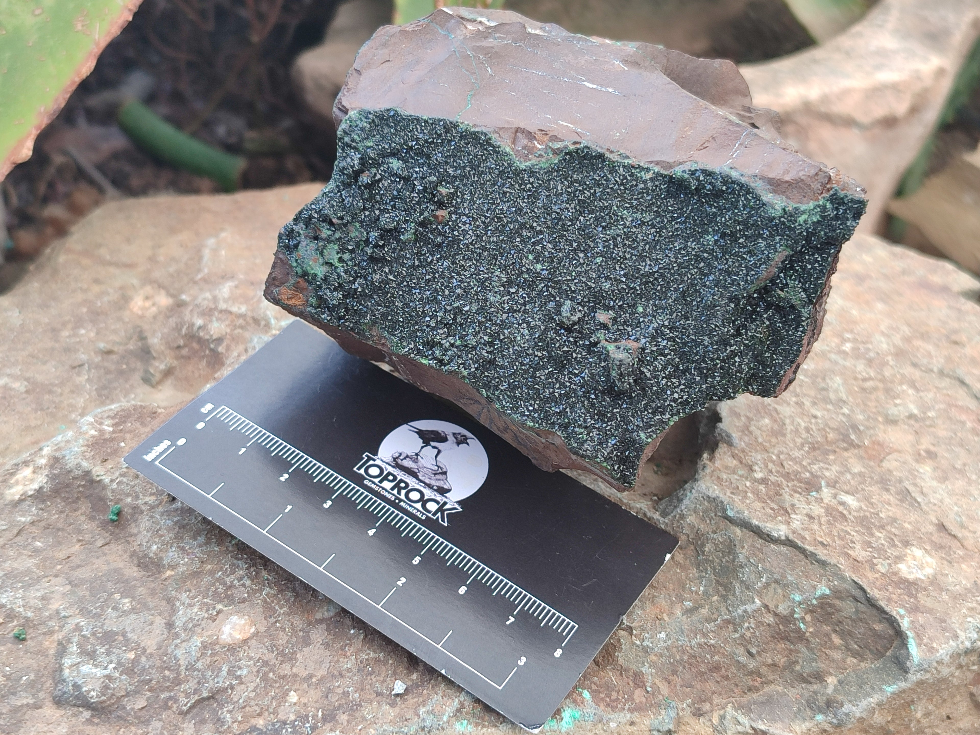 Natural Libethenite Crystals On Dolomite Matrix Specimens x 2 From Shituru, Congo - Toprock Gemstones and Minerals 