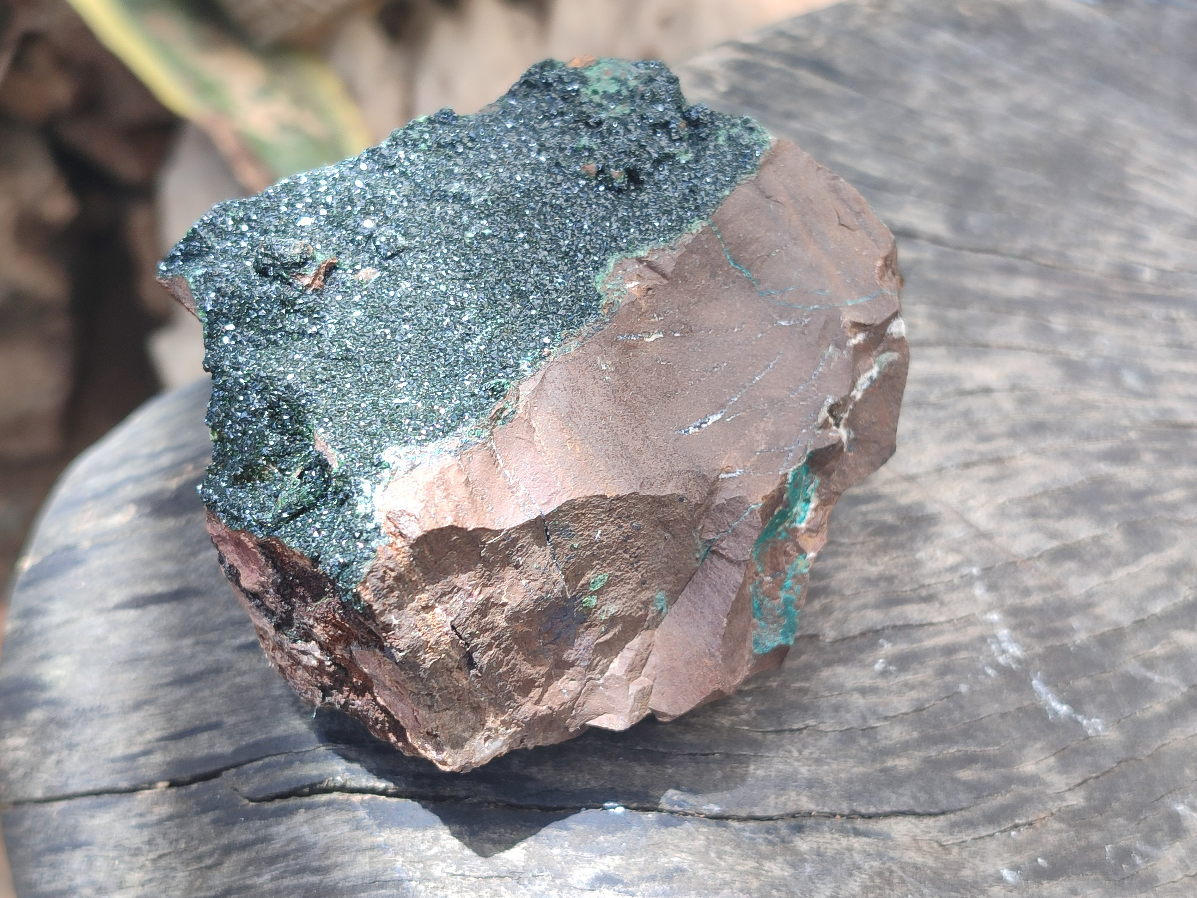 Natural Libethenite Crystals On Dolomite Matrix Specimens x 2 From Shituru, Congo - Toprock Gemstones and Minerals 