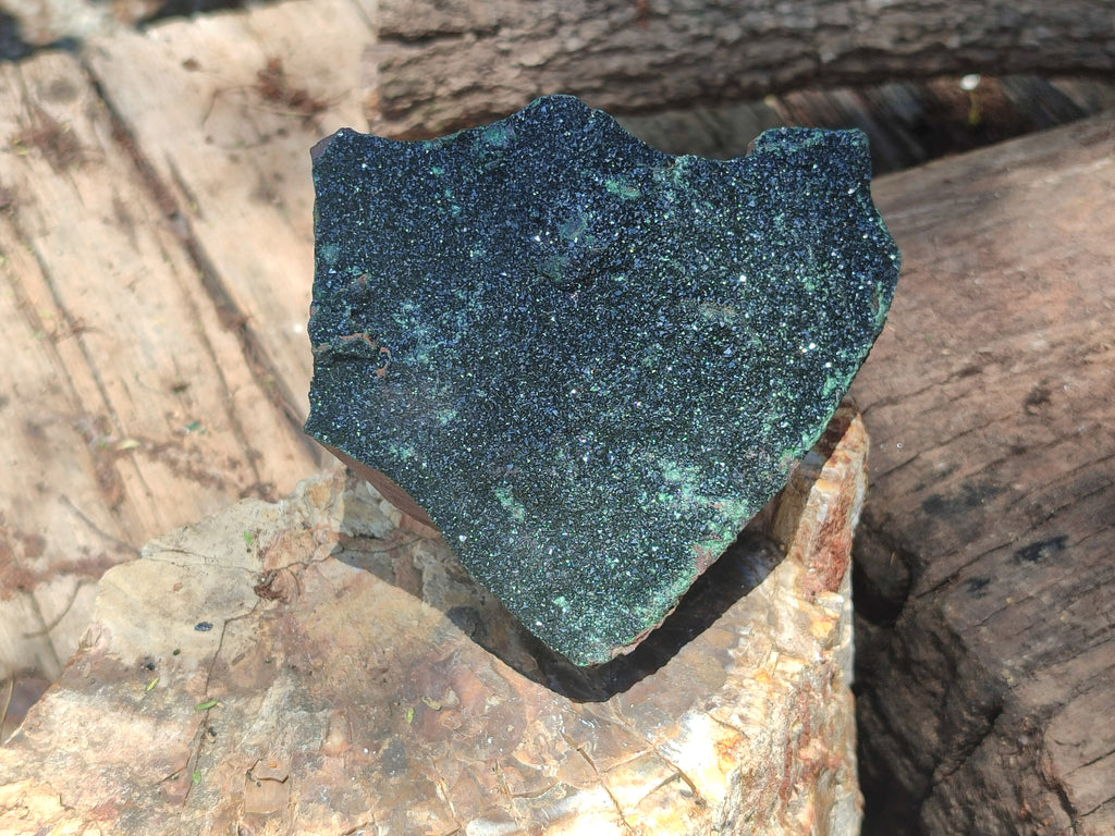 Natural Libethenite Crystals On Dolomite Matrix Specimens x 2 From Shituru, Congo - Toprock Gemstones and Minerals 