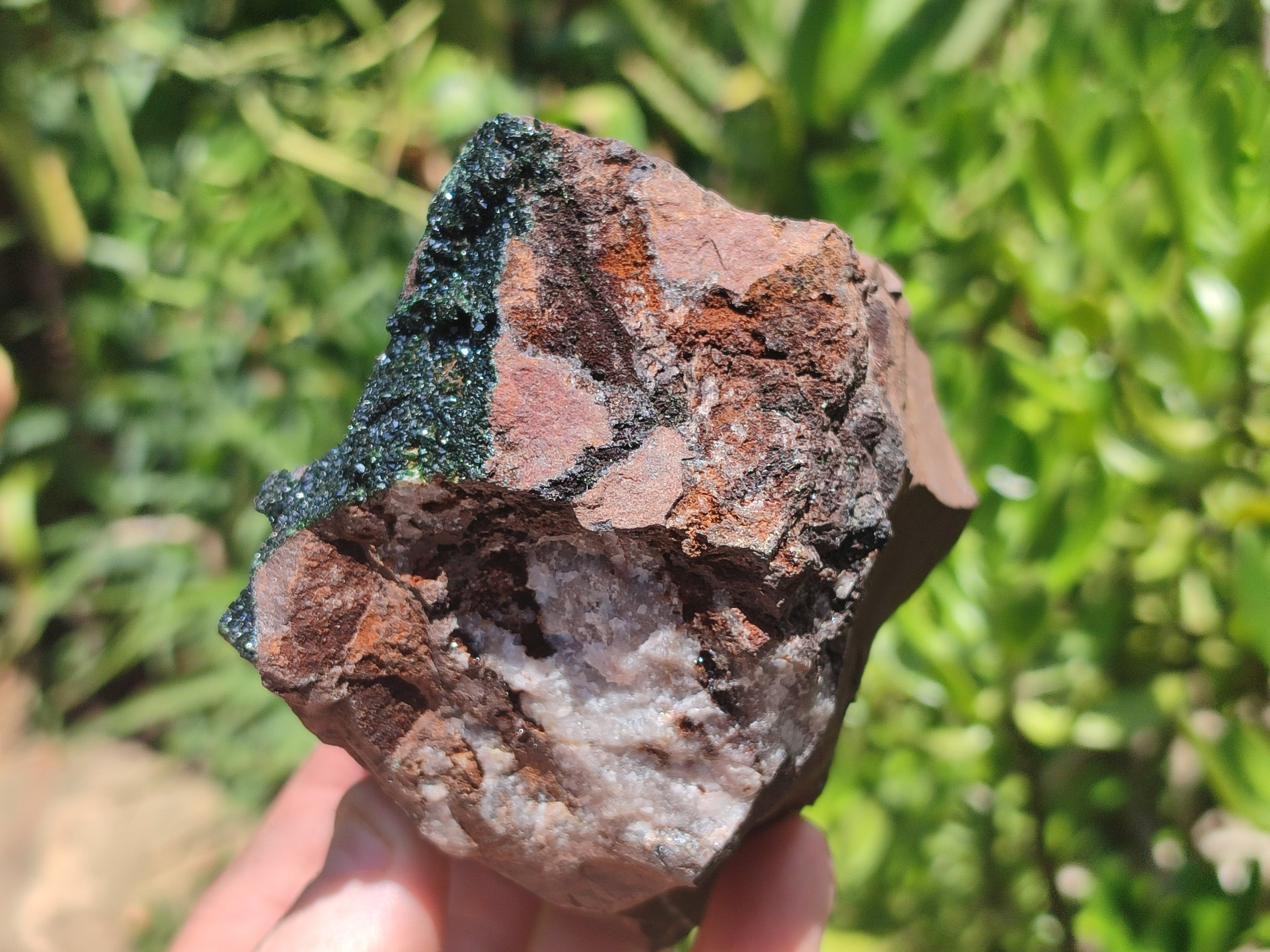Natural Libethenite Crystals On Dolomite Matrix Specimens x 2 From Shituru, Congo - Toprock Gemstones and Minerals 