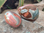 Polished On One Side Polychrome Jasper x 6 From Mahajanga, Madagascar - Toprock Gemstones and Minerals 