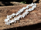 Polished Rock Crystal Hawaii Loo Bead Necklace - Sold Per Item - From Madagascar - Toprock Gemstones and Minerals 
