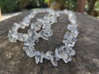 Polished Rock Crystal Hawaii Loo Bead Necklace - Sold Per Item - From Madagascar - Toprock Gemstones and Minerals 