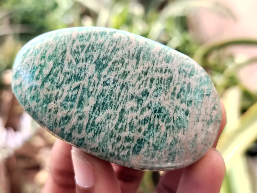 Polished Amazonite Free Forms x 12 From Madagascar - Toprock Gemstones and Minerals 