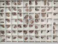 Natural Smokey Window Amethyst Crystals x 70 From Chiredzi, Zimbabwe