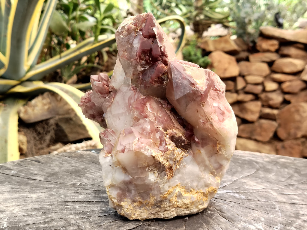 Natural Red Hematoid Quartz Cluster x 1 From Karoi, Zimbabwe - Toprock Gemstones and Minerals 