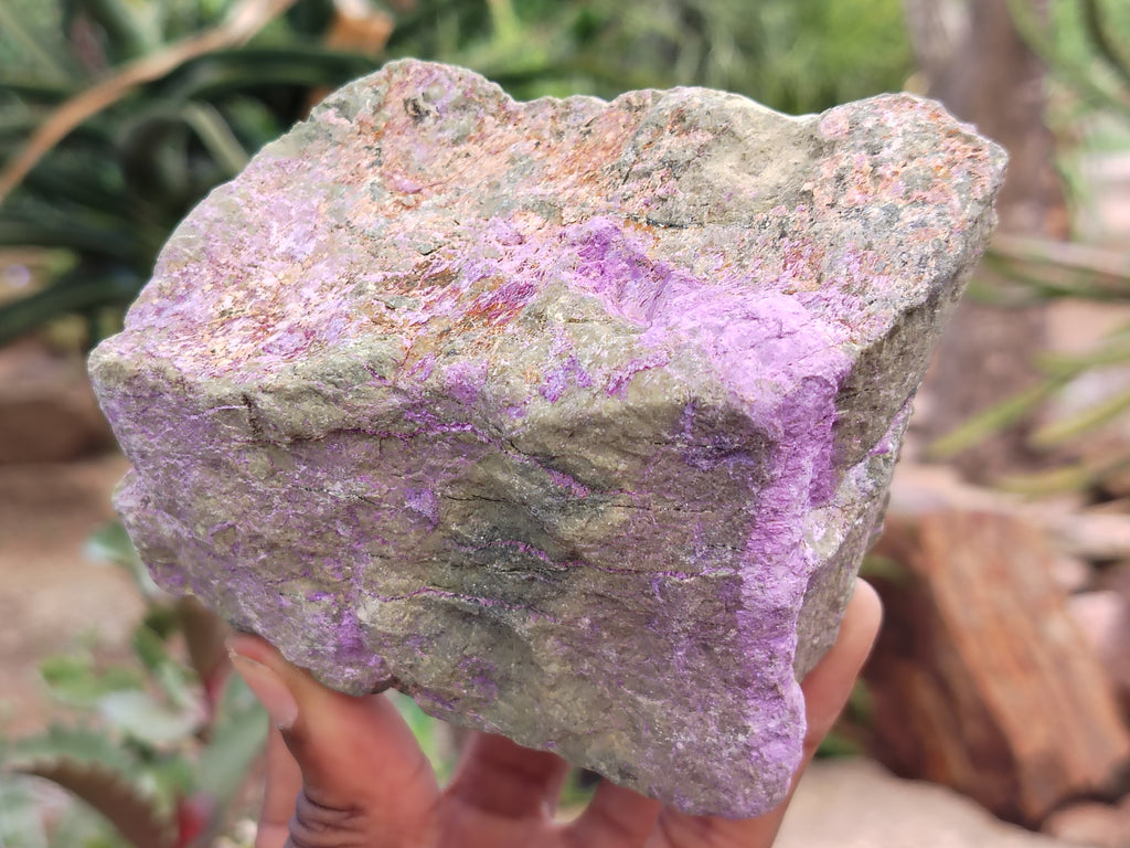 Natural Stichtite and Serpentine Cobbed Specimens x 6 From Barberton, South Africa - Toprock Gemstones and Minerals 