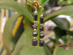 Hand Made Pair of Hematite Ball and Star Earrings - Sold Per Pair - From China - Toprock Gemstones and Minerals 