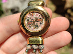 Polished Vintage La Fon Watch with Snakeskin Jasper Beads - Sold Per Item - From South Africa - Toprock Gemstones and Minerals 