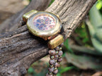 Polished Vintage La Fon Watch with Snakeskin Jasper Beads - Sold Per Item - From South Africa - Toprock Gemstones and Minerals 