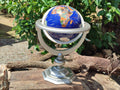 Polished Lapis Lazuli World Globe x 1 From China - Toprock Gemstones and Minerals 