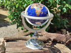 Polished Lapis Lazuli World Globe x 1 From China - Toprock Gemstones and Minerals 