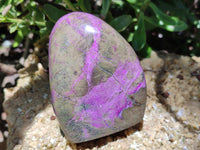Polished Stichtite Standing Free Forms x 2 From Barberton, South Africa - Toprock Gemstones and Minerals 