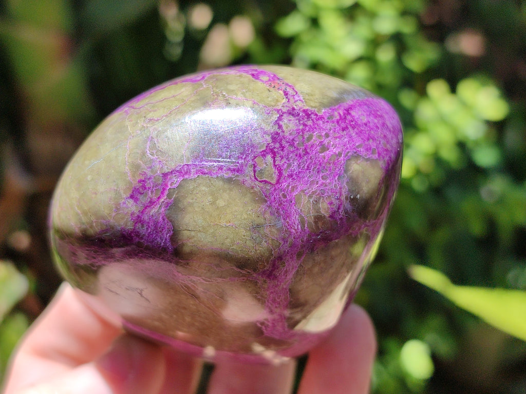 Polished Stichtite Standing Free Forms x 2 From Barberton, South Africa - Toprock Gemstones and Minerals 