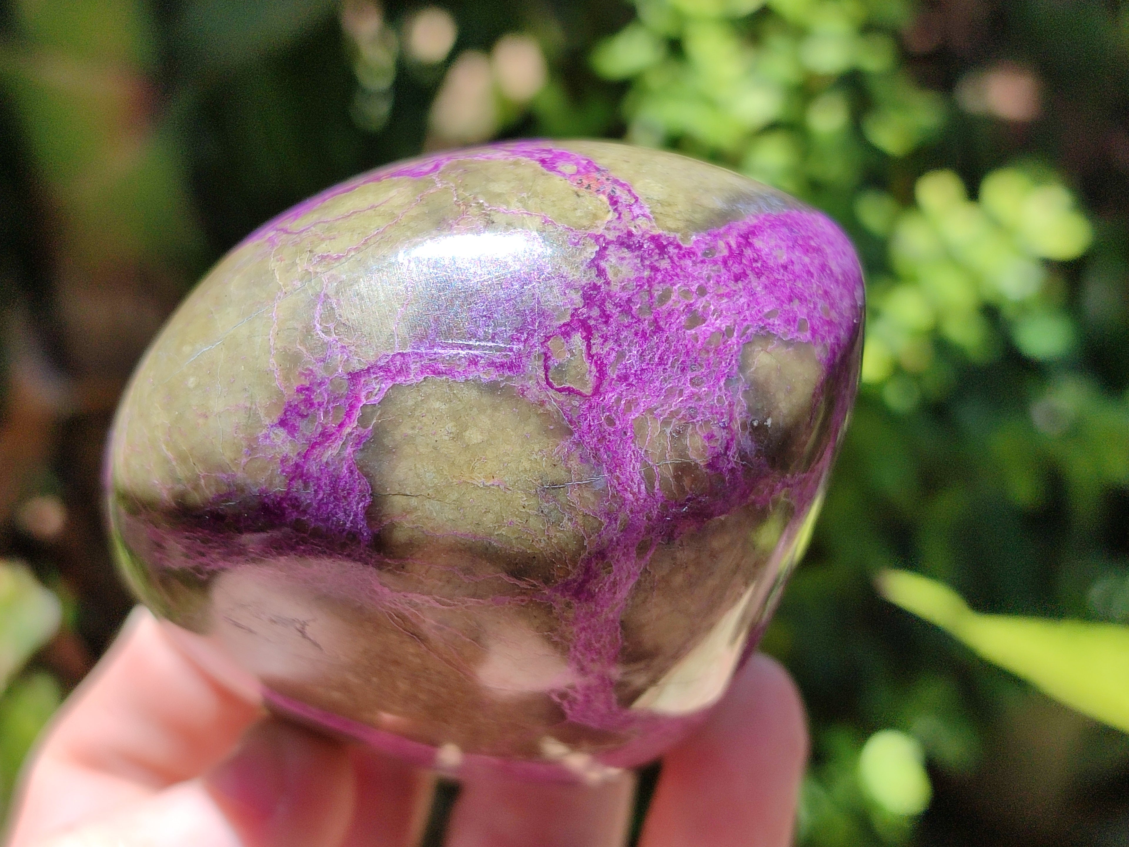 Polished Stichtite Standing Free Forms x 2 From Barberton, South Africa - Toprock Gemstones and Minerals 