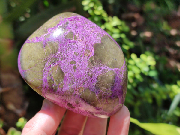 Polished Stichtite Standing Free Forms x 2 From Barberton, South Africa - Toprock Gemstones and Minerals 