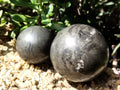 Polished Pharaoh Stone Sphere x 2 From Zimbabwe - Toprock Gemstones and Minerals 