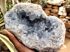 Natural Celestite Geode Specimen x 1 From Sakoany, Madagascar - Toprock Gemstones and Minerals 