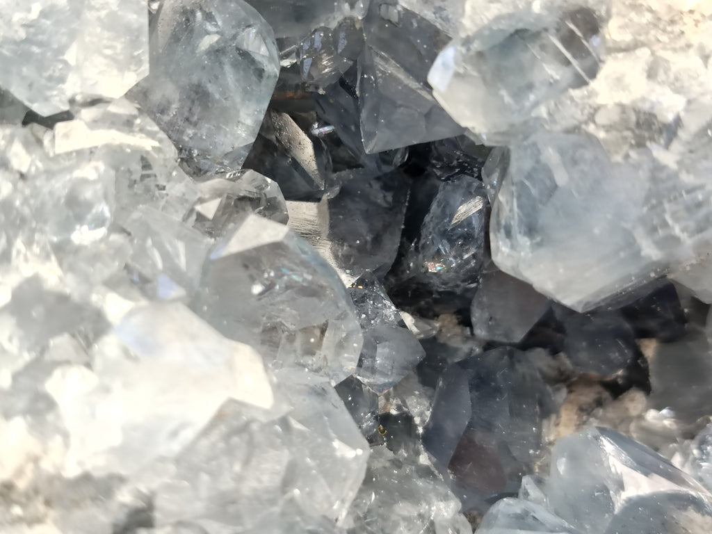 Natural Celestite Geode Specimen x 1 From Sakoany, Madagascar - Toprock Gemstones and Minerals 