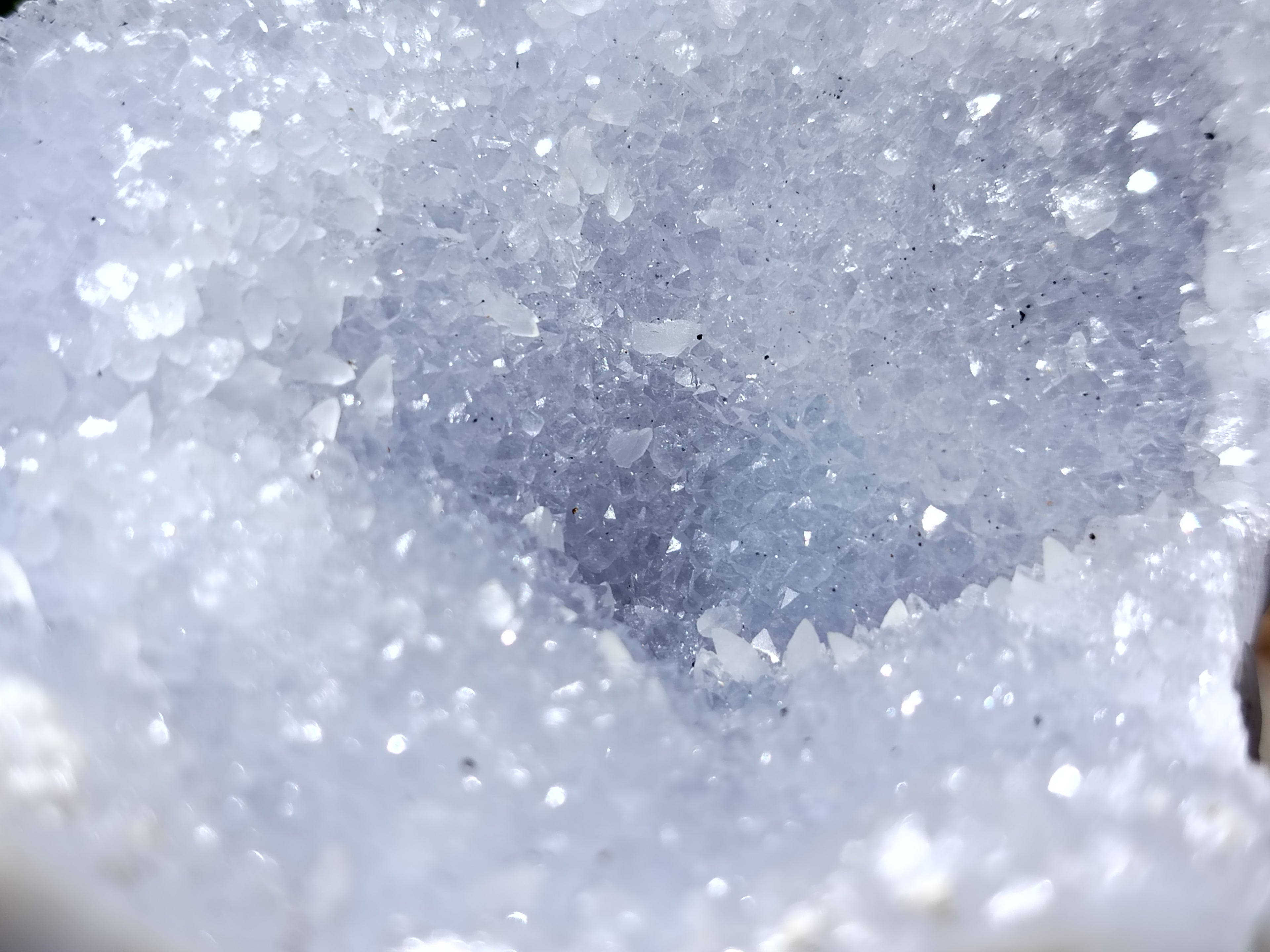Natural Blue Lace Agate Geode Specimens x 3 From Malawi - Toprock Gemstones and Minerals 