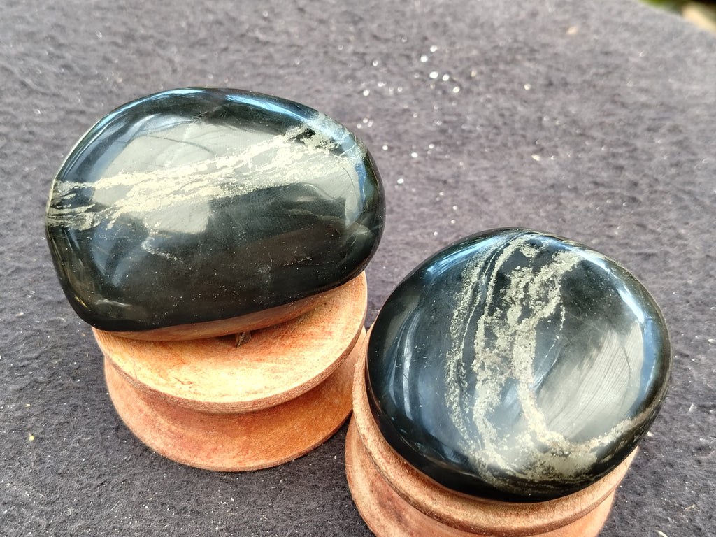 Polished Pharaoh Stone Galet / Palm Stones x 6 From Zimbabwe - Toprock Gemstones and Minerals 