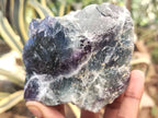 Natural Watermelon Fluorite Cobbed Specimens x 6 From Uis, Namibia - Toprock Gemstones and Minerals 