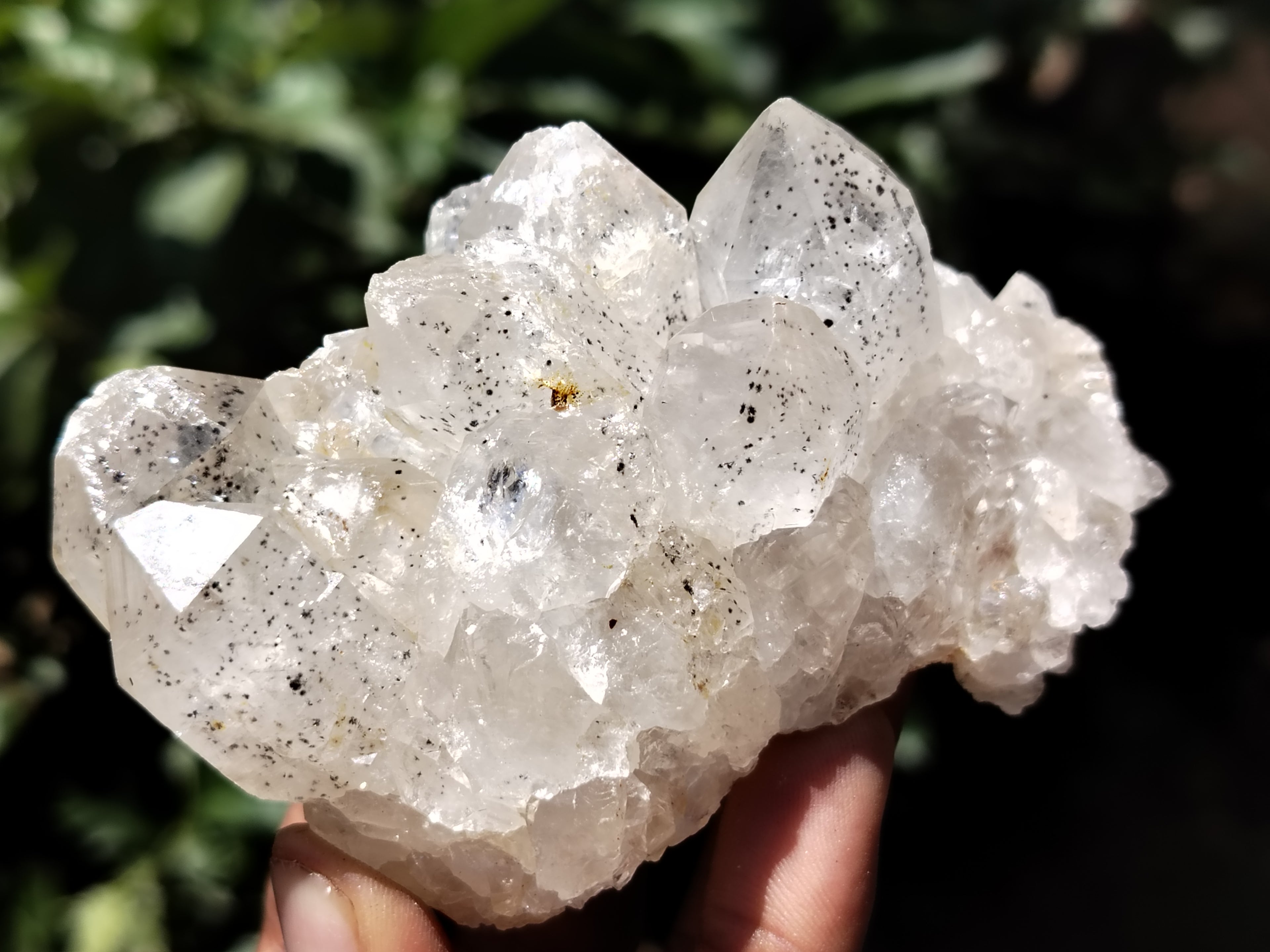 Natural Limonite Quartz Clusters x 12 From Solwezi, Zambia - Toprock Gemstones and Minerals 