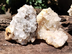 Natural Limonite Quartz Clusters x 12 From Solwezi, Zambia - Toprock Gemstones and Minerals 