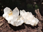 Natural Limonite Quartz Clusters x 12 From Solwezi, Zambia - Toprock Gemstones and Minerals 