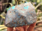 Polished Shattuckite with Azurite and Chrysocolla Free Forms x 7 From Congo - Toprock Gemstones and Minerals 