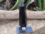 Polished Black Basalt Points x 4 From Antsirabe, Madagascar - Toprock Gemstones and Minerals 