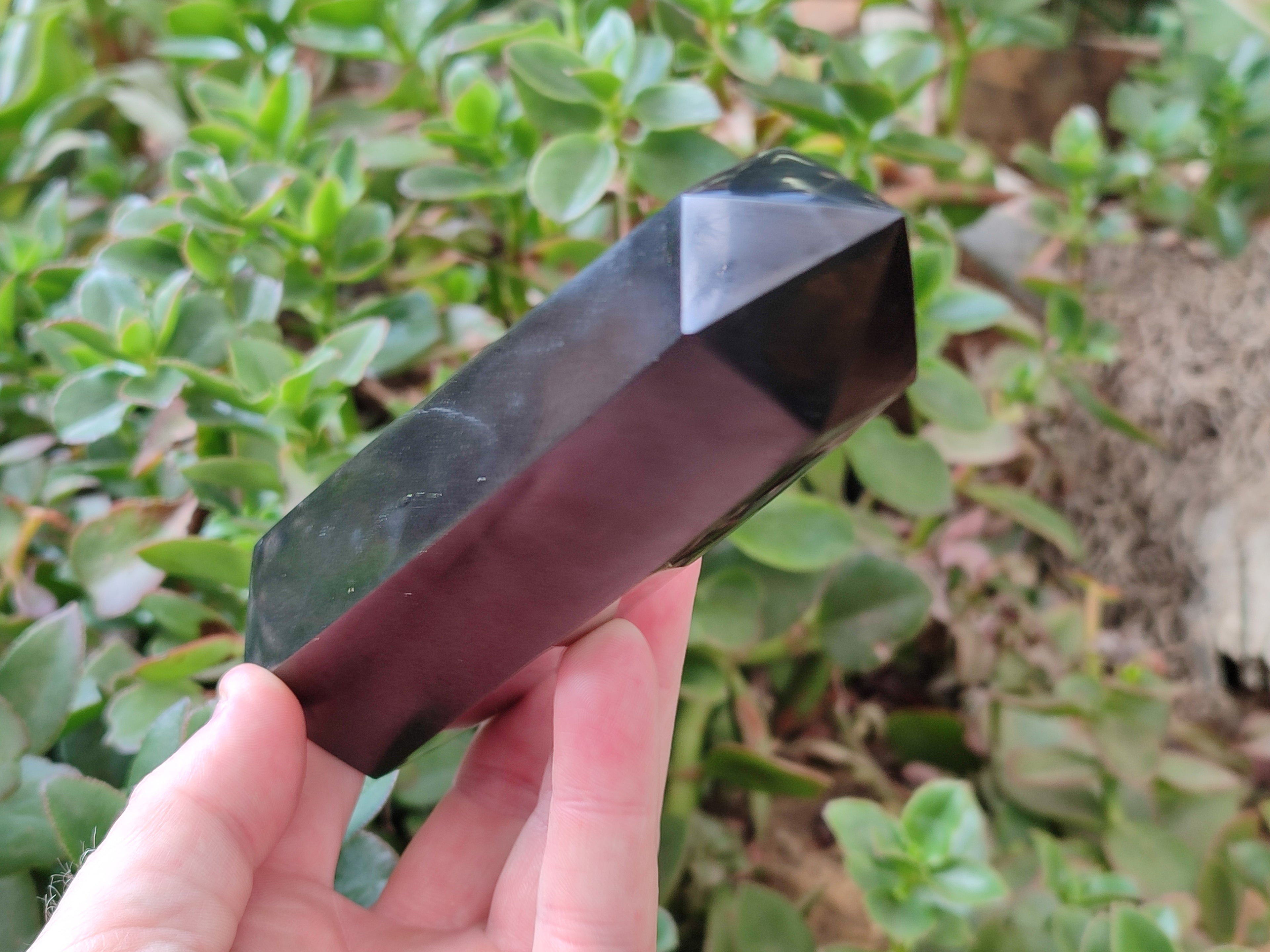 Polished Black Basalt Points x 4 From Antsirabe, Madagascar - Toprock Gemstones and Minerals 