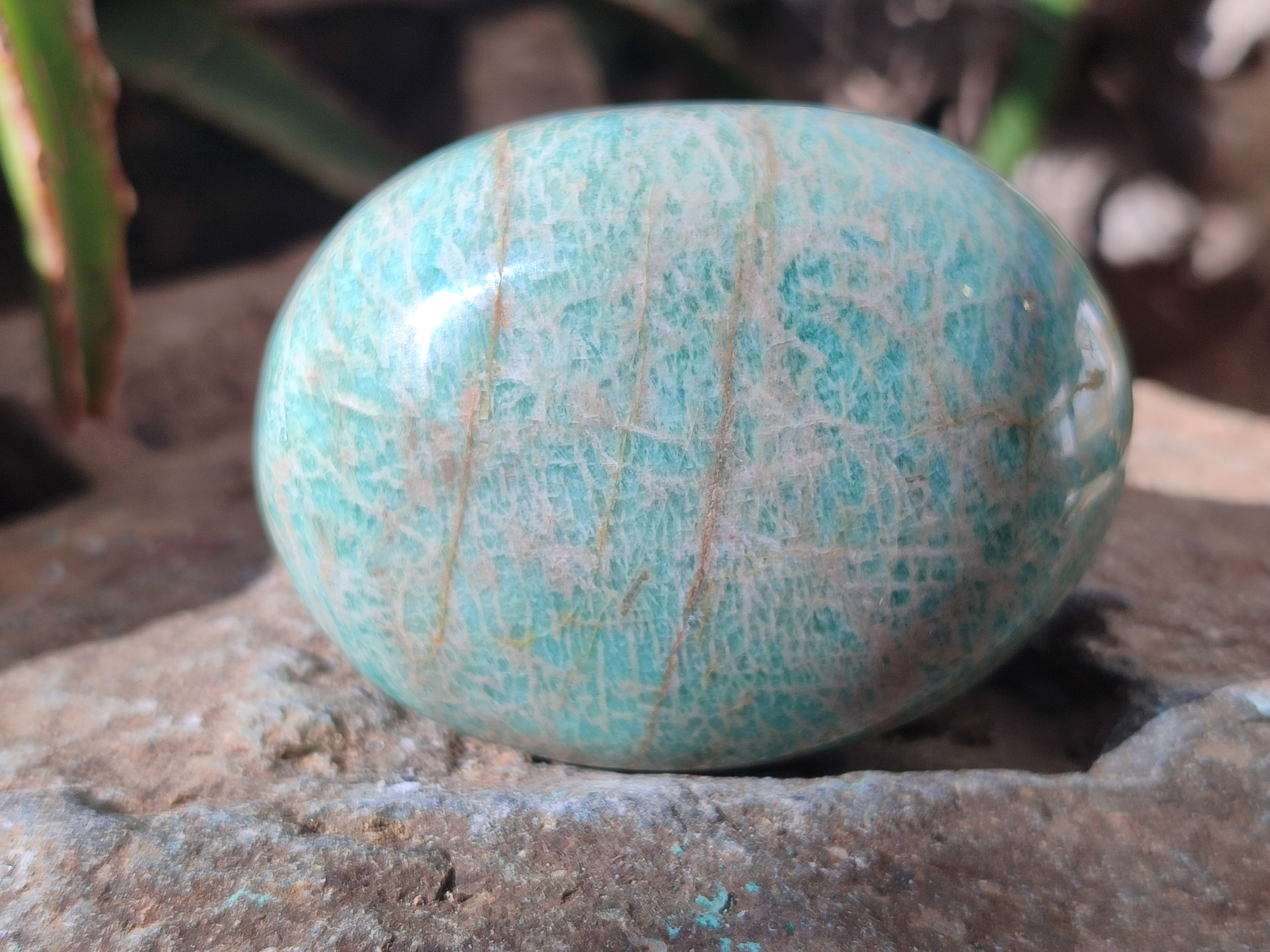 Polished Amazonite Free Forms x 12 From Madagascar - Toprock Gemstones and Minerals 