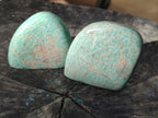 Polished Amazonite Free Forms x 12 From Madagascar - Toprock Gemstones and Minerals 