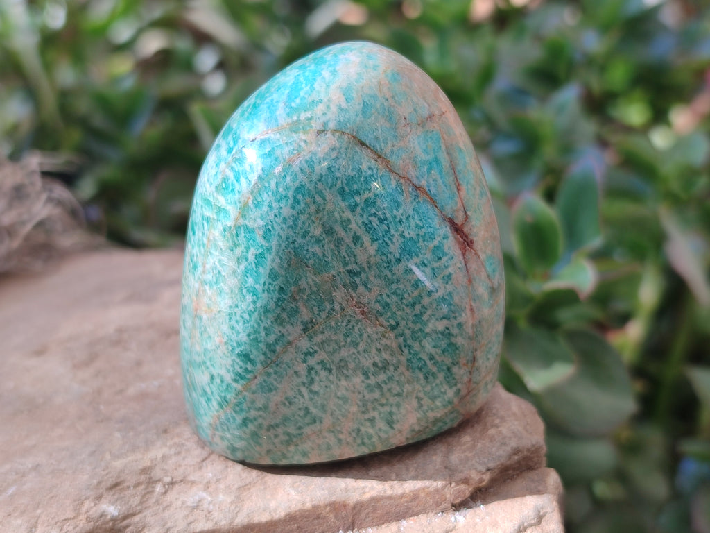 Polished Amazonite Free Forms x 12 From Madagascar - Toprock Gemstones and Minerals 