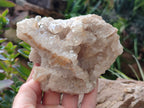 Natural Limonite Quartz Clusters x 3 From Solwezi, Zambia - Toprock Gemstones and Minerals 