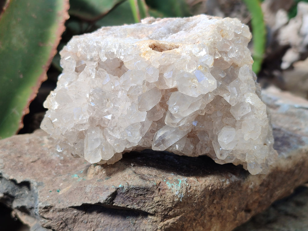 Natural Limonite Quartz Clusters x 3 From Solwezi, Zambia - Toprock Gemstones and Minerals 
