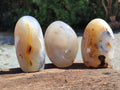 Polished Agate Standing Free Forms x 6 From Madagascar - Toprock Gemstones and Minerals 