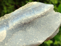 Natural Blue Lace Agate Geode Specimens x 2 From Nsanje, Malawi - Toprock Gemstones and Minerals 