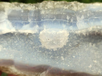 Natural Blue Lace Agate Geode Specimens x 2 From Nsanje, Malawi - Toprock Gemstones and Minerals 