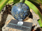Polished Iolite Water Sapphire Spheres x 2 From Madagascar - Toprock Gemstones and Minerals 