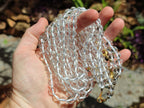 Polished Clear Quartz Beaded Necklace - Sold Per Item- From Madagascar - Toprock Gemstones and Minerals 