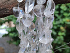 Polished Clear Rock Quartz Crystal Crafting String - Sold Per Item - From Madagascar - Toprock Gemstones and Minerals 