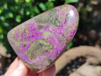 Polished Stichtite Standing Free Forms x 3 From Barberton, South Africa - Toprock Gemstones and Minerals 