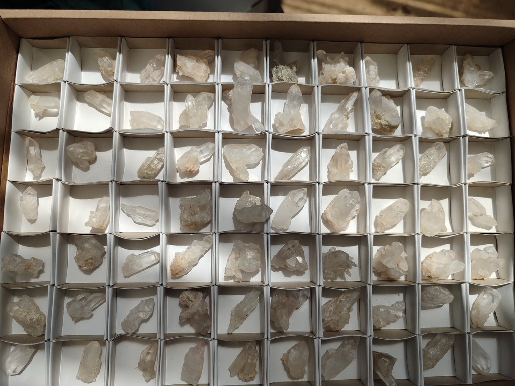 Natural Clear Quartz Crystals x 70 From Mpika, Zambia - Toprock Gemstones and Minerals 