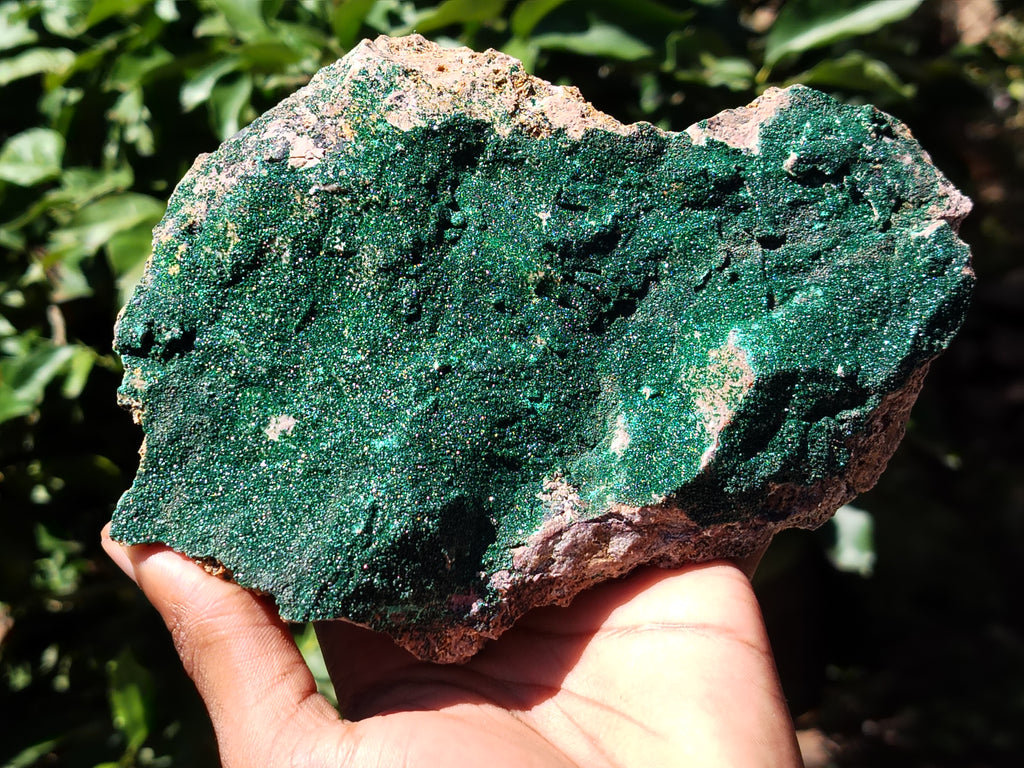 Natural Botryoidal Malachite Specimens x 2 From Tenke Fungurume, Congo - Toprock Gemstones and Minerals 