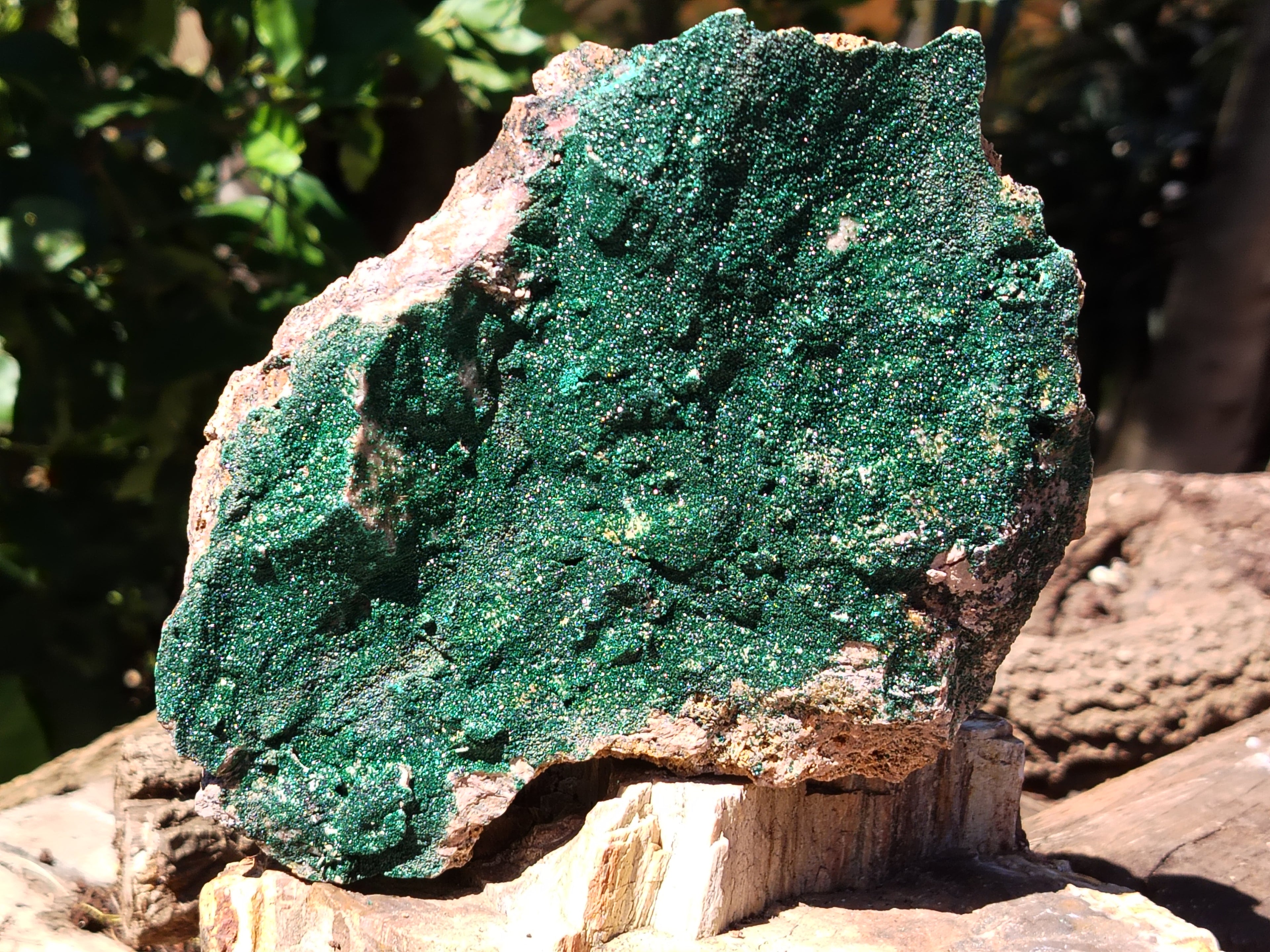 Natural Botryoidal Malachite Specimens x 2 From Tenke Fungurume, Congo - Toprock Gemstones and Minerals 