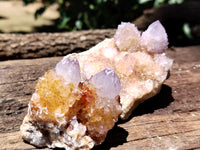 Natural Ametrine Spirit Quartz Clusters x 6 From Boekenhouthoek, South Africa
