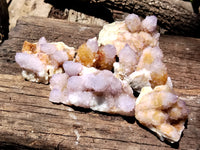 Natural Ametrine Spirit Quartz Clusters x 6 From Boekenhouthoek, South Africa