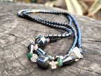 Polished Hematite and Mixed Bead Necklace - Sold Per Item - From Southern Africa - Toprock Gemstones and Minerals 
